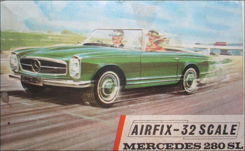 Kit Airfix Mercedes 280 SL – 1/32 – Montées – Réf 208C (occasion)
